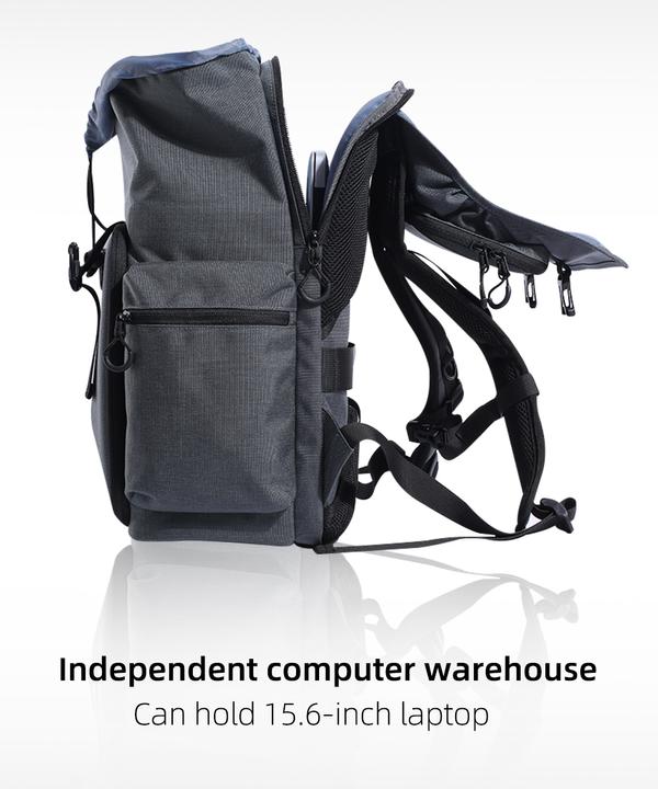 Produktbild K&F Concept Backpack 25L Nature Wander 03 (Gray) (Kamera Schultertasche, 25 l)
