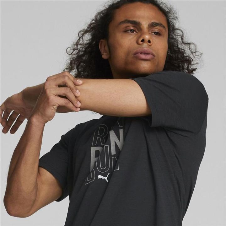 Produktbild Puma Run Logo Ss Tee M (S)