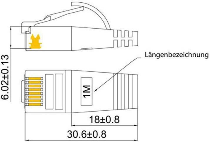 Actual product image Wirewin Network cable (STP, CAT6, 1.50 m)