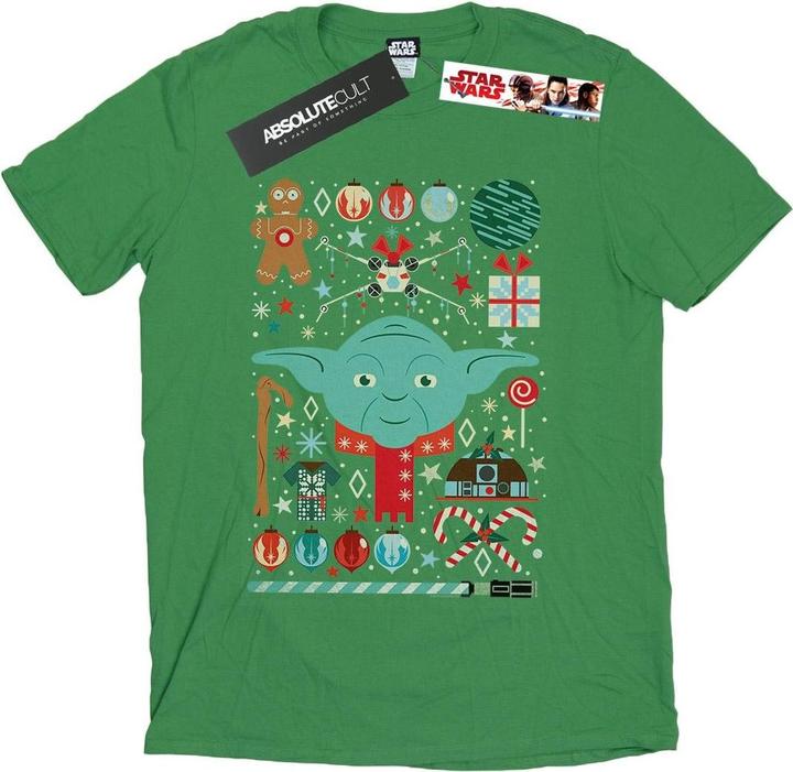 Produktbild Star Wars Yoda Christmas TShirt (S)