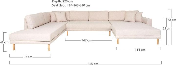 Produktbild House Nordic Lido (Ecksofa)