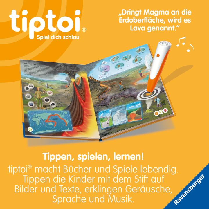 Actual product image tiptoi Die Erde: Ozeane, Wetter und Vulkane (German, Luise Terstegen, Stefan Richter, 2025)