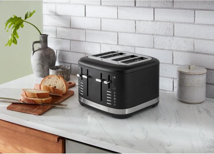 Produktbild KitchenAid 5KMT4109EBM manueller 4-Scheiben Toaster Matt Schwarz