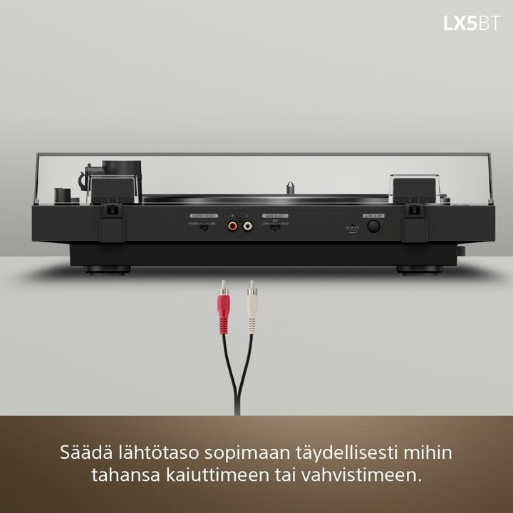 Actual product image Sony PS-LX5BT Plattenspieler schwarz (Automatic)