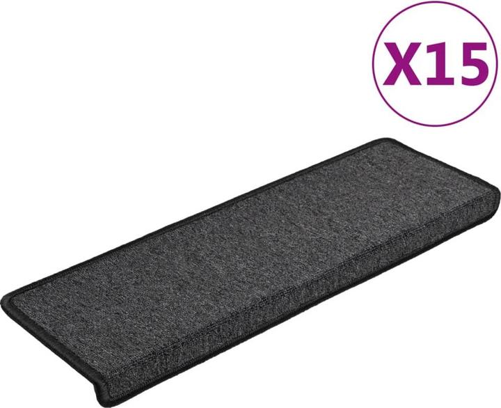 Actual product image vidaXL Step mats 30 pcs. 65x21x4 cm red (65 x 21 x 4 cm)