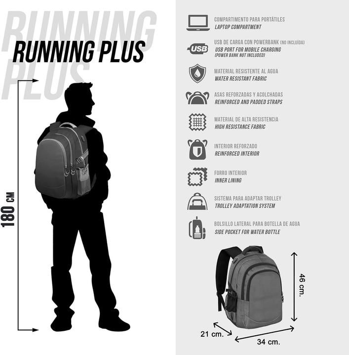 Produktbild Karactermania PLUS Running Backpack Tie Dye (32 l)