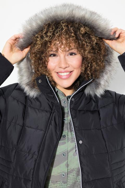 Produktbild Ulla Popken HYPRAR Funktions-Steppjacke, wasserabweisend, Kapuze (42, 44)