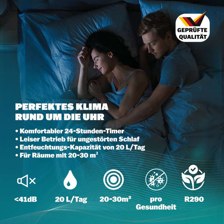 Produktbild Monzana Luftentfeuchter (30 m², 20 l/24h)