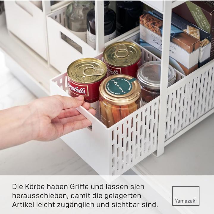 Produktbild Yamazaki Aufbewahrungskörbe mit Ständer TOWER (32.50 cm, 2x)