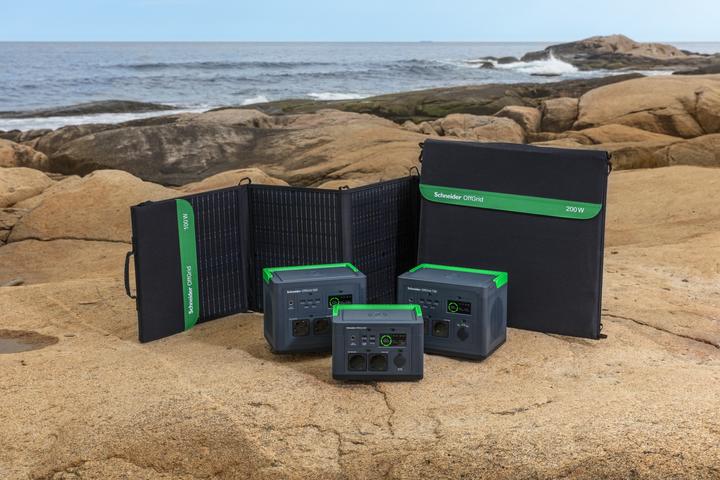 Productafbeelding APC Schneider OffGrid Portable Power Station 730 738Wh Lithium-ion 2 Schuko Sinewave (738 Wh, 6.40 kg)