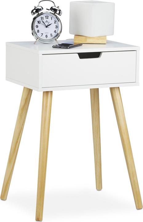 Relaxdays Bedside tables (40 x 30 x 60 cm)