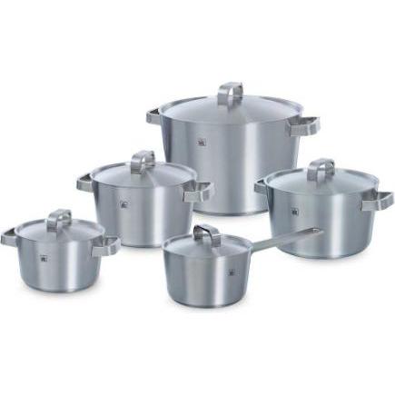 BK Conical+ Kookpannenset - 5 delig - RVS (16 cm, Pfannenset + Topfset, Edelstahl) (B4320.015)