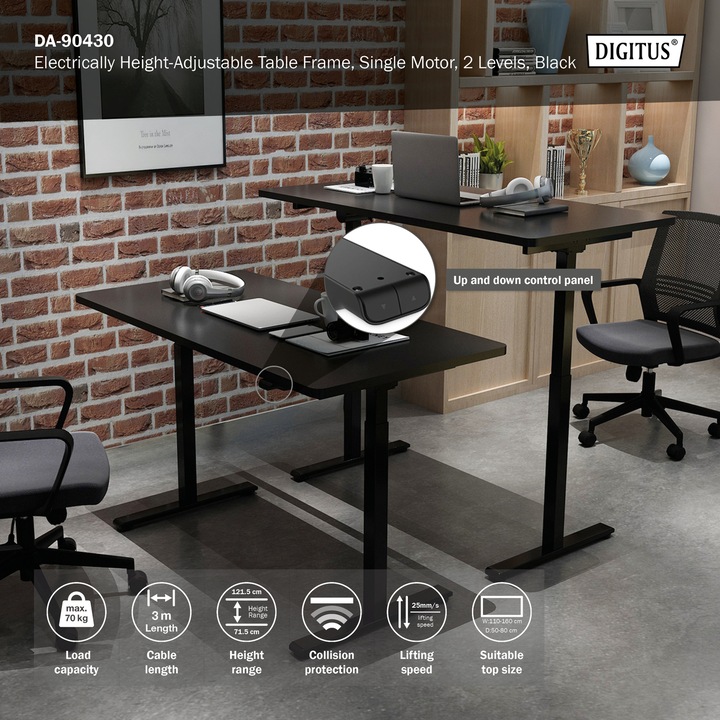 Image du produit Digitus Piètement de table