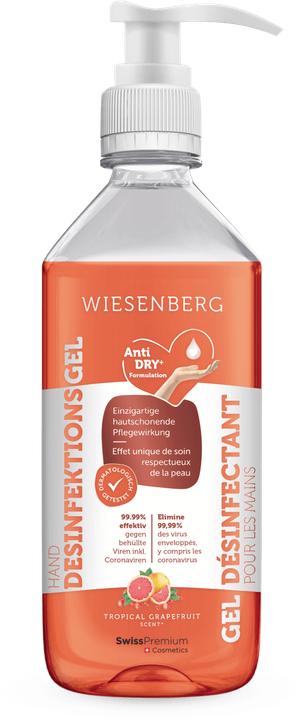 Image du produit Wiesenberg Gel désinfectant mains Tropical Grapefruit gel (500 ml)
