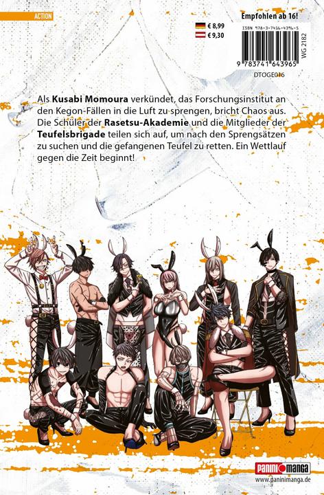 Immagine prodotto Panini Togen Anki - Teufelsblut 16 (Tedesco, Yura Urushibara, Jan Lukas Kuhn, 2025)