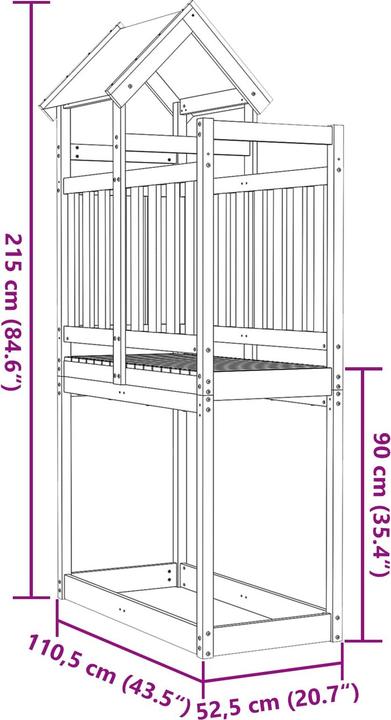 Produktbild vidaXL Outdoor Spielplatz