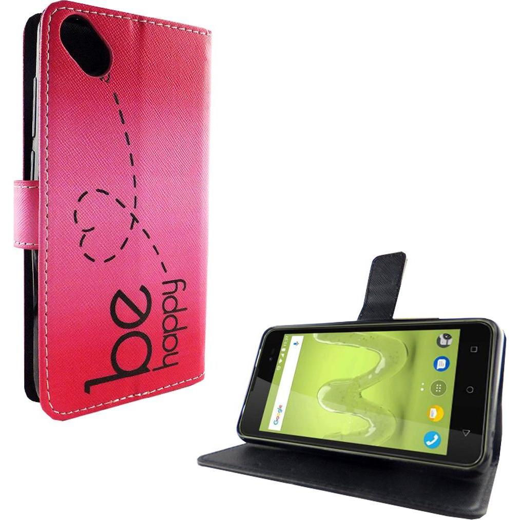 König Design Hülle Handy Schutz für Wiko Sunny 2 Plus Case Cover Tasche Wallet Etui Bumper (Wiko Sunny 2 Plus), Smartpho...