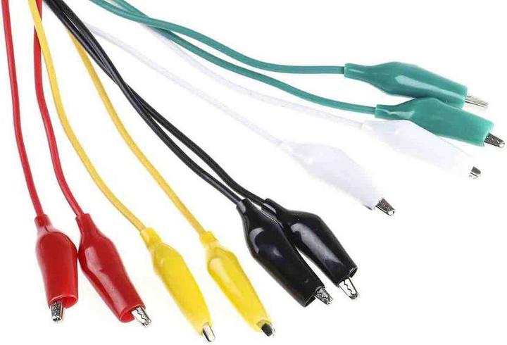 Actual product image RS PRO Test lead set 500 mm black / red / white / green / yellow