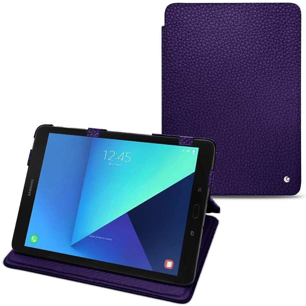 Noreve Lederschutzhülle horizontal (Galaxy Tab S3 9.7 (2017)), Tablet Hülle, Violett