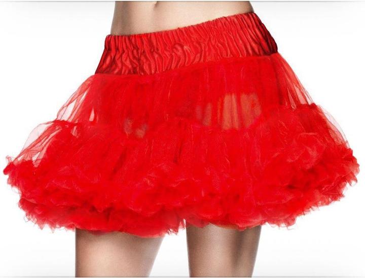 Produktbild Leg Avenue Petticoat Tüll rot - Rock für Faschingskostüm (S, M, L)
