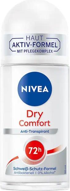 Produktbild NIVEA Deo Roll-on Dry Comfort Multipack 6 x 50 ml (Roll-on, 50 ml)