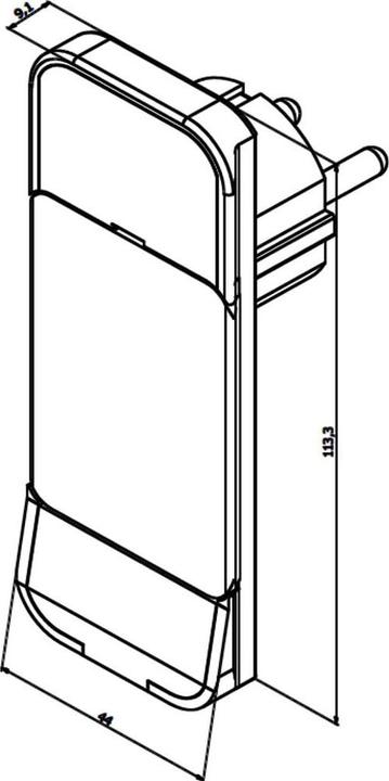 Actual product image Bachmann Surface mounted socket (3 x, CEE 7/3, 1.60 m)