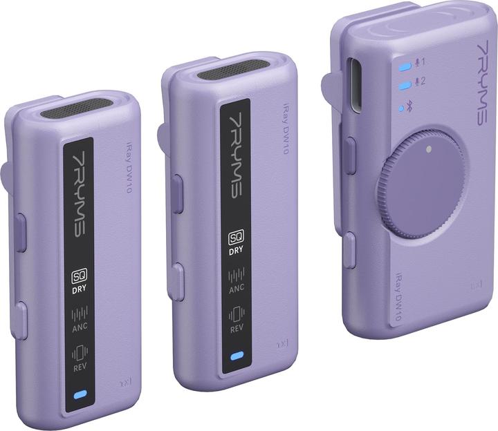 Actual product image 7Ryms iRay DW10(A) (2TX+1RX+CASE) Purple
