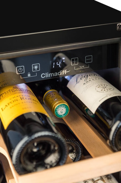 Actual product image Climadiff Wine refrigerator CBU20S2B