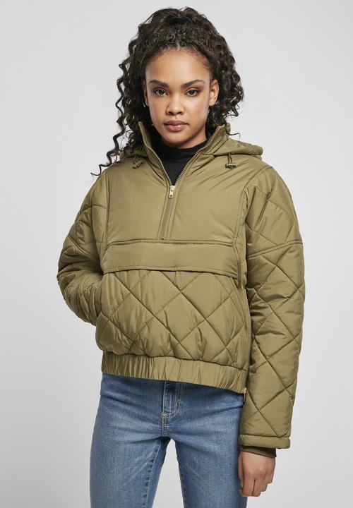 Image du produit Urban Classics Ladies Oversized Diamond Quilted Pull Over Jacket (XL)