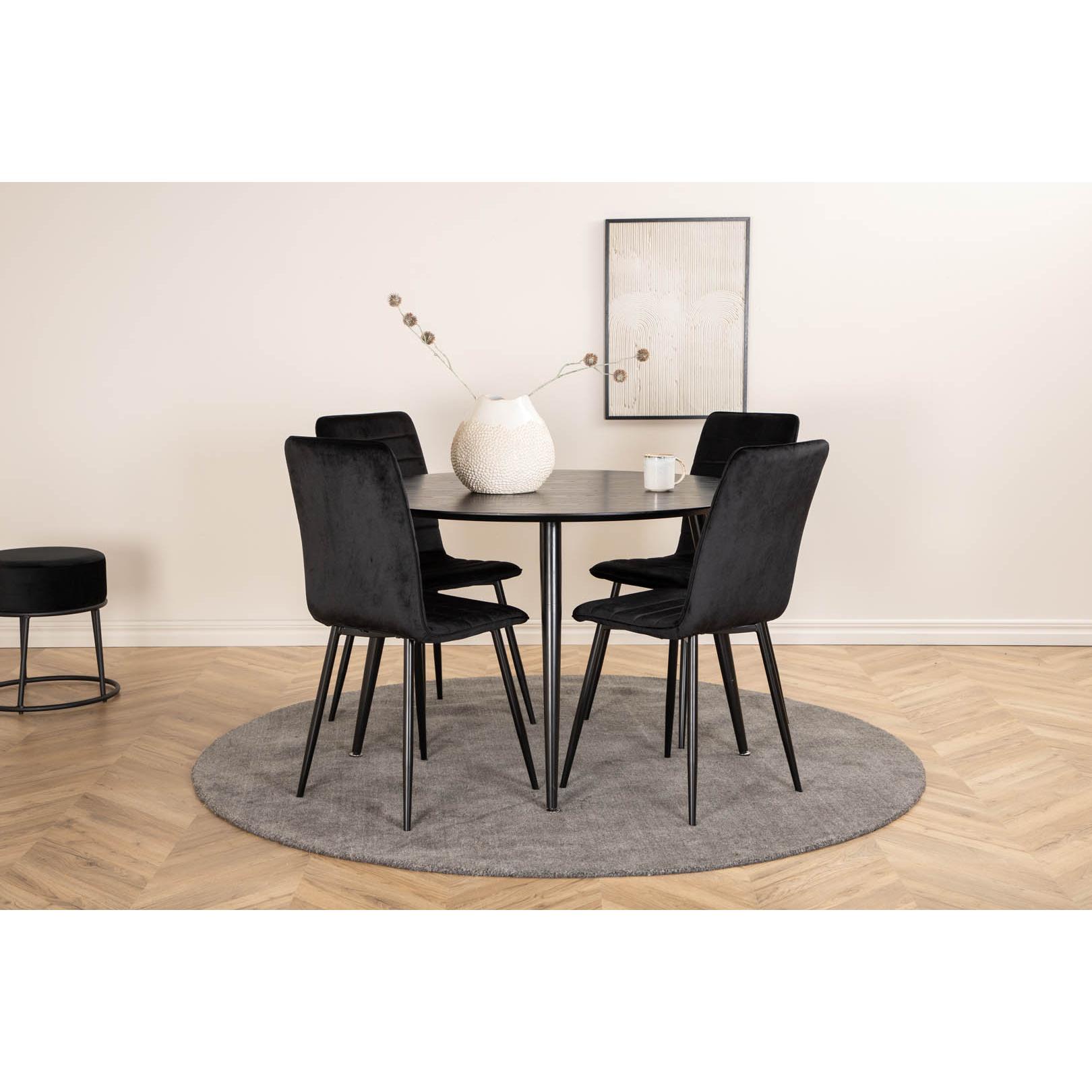 Ebuy24, Esstisch, Essgruppe Dipp 30 (75 x 115 x 115 cm)