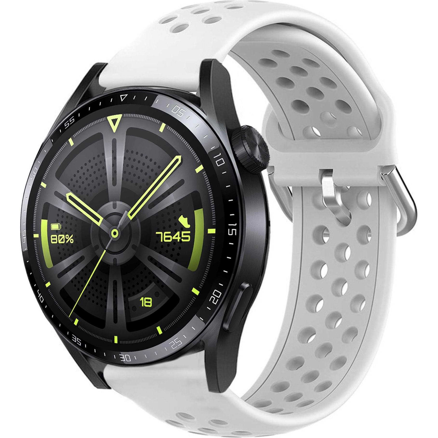 Strap-it Silikonarmband (Silikon), Uhrenarmband, Weiss