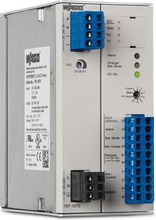 Produktbild Wago Industrielle USV-Anlage EPSITR (120 VA, 120 W)