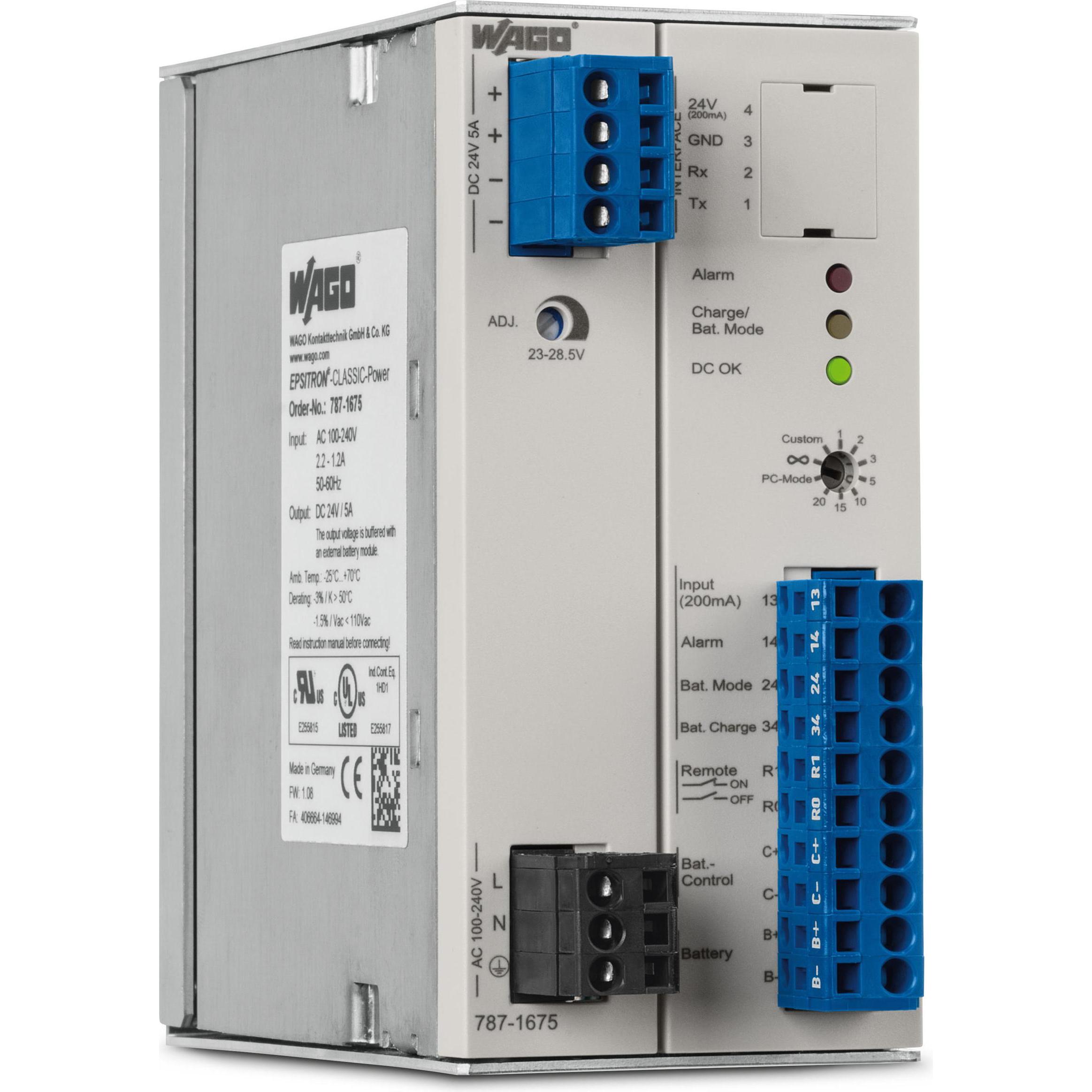 Wago Industrielle USV-Anlage EPSITR (120 VA, 24 W), USV
