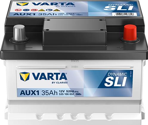 Produktbild Varta AUX1 SILVER DYNAMIC AUXILIARY SLI 535 106 052 Stützbatterie 35Ah (12 V, 35 Ah, 520 A)