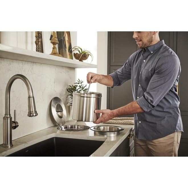 Thumbnail - Blanco Solon-IF, Abfalleimer, Grau