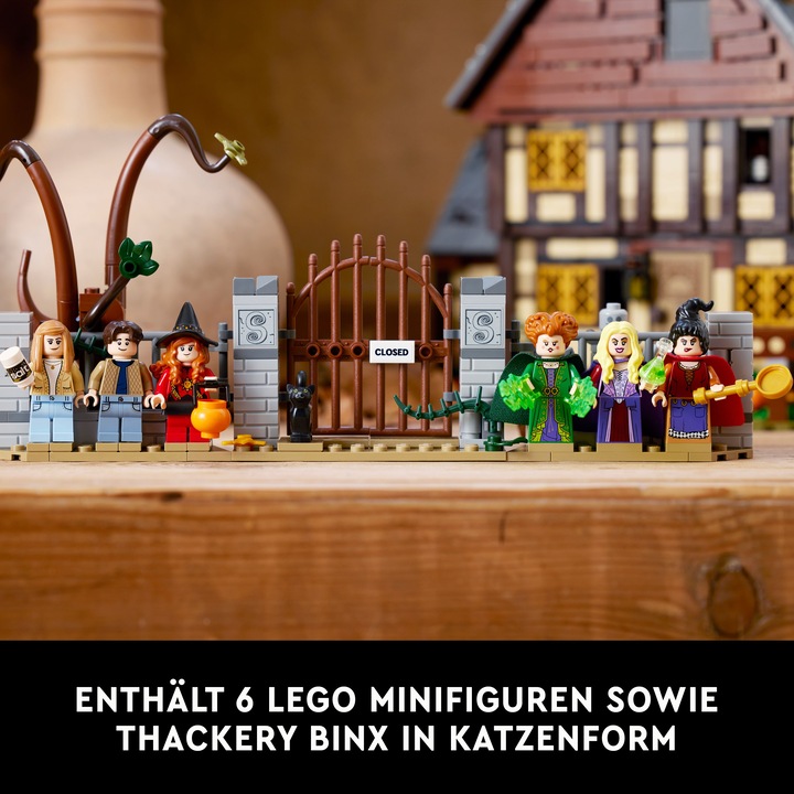 Productafbeelding LEGO Disney Hocus Pocus: De Sanderson Sisters' Cottage 21341 (21341, LEGO Ideeën, LEGO Zeldzame Sets)