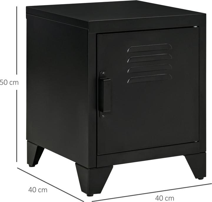 Actual product image Jamb Industrial bedside table (40 x 40 x 50 cm)