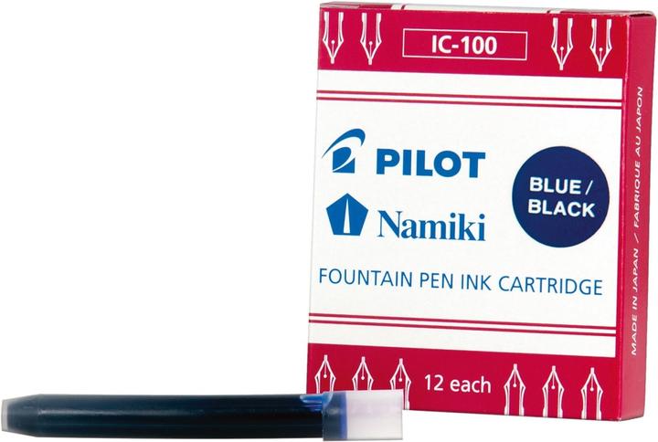 Actual product image Pilot Ink cartridge Namiki blue-black (Blue, 12 pcs.)