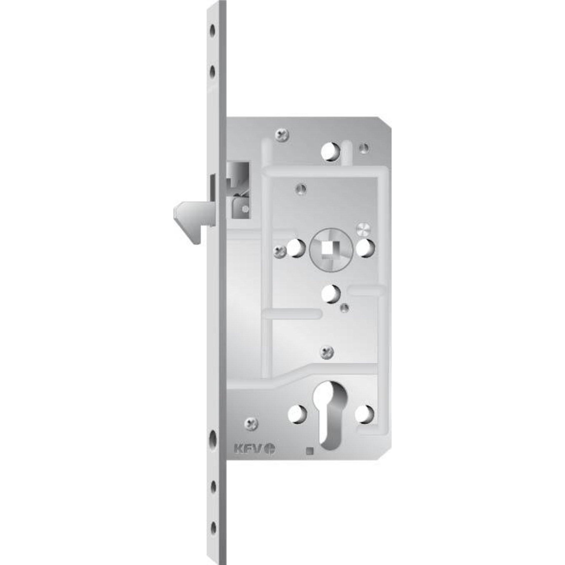 Magni, Serratura + Cilindro di chiusura, Serratura da infilare KFV ST, PZ,E72,VK8,D65,20rd,DL/DR (Cilindro profilato)