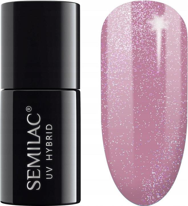 Actual product image Semilac Hybrid lacquer Shimmer Dust Pink 319 universal