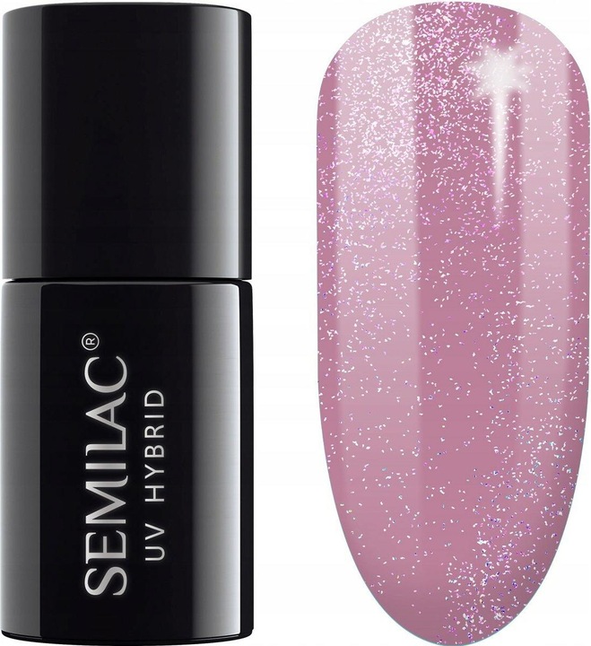 Produktbild Semilac Hybrid lacquer Shimmer Dust Pink 319 universal