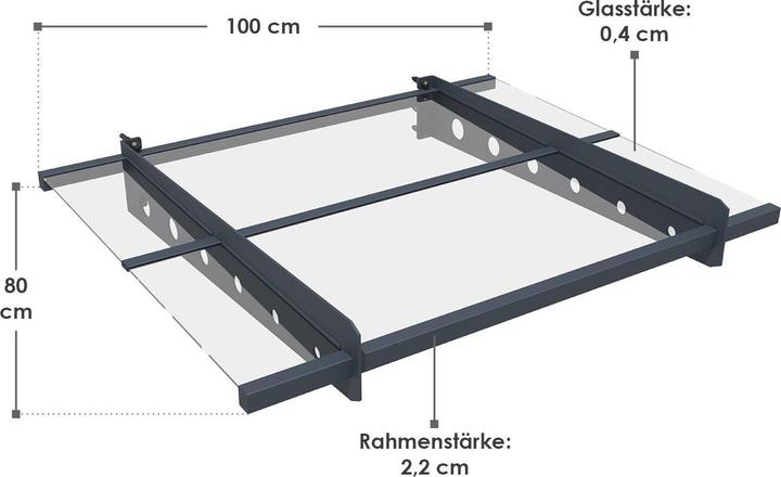 Produktbild Juskys Vordach