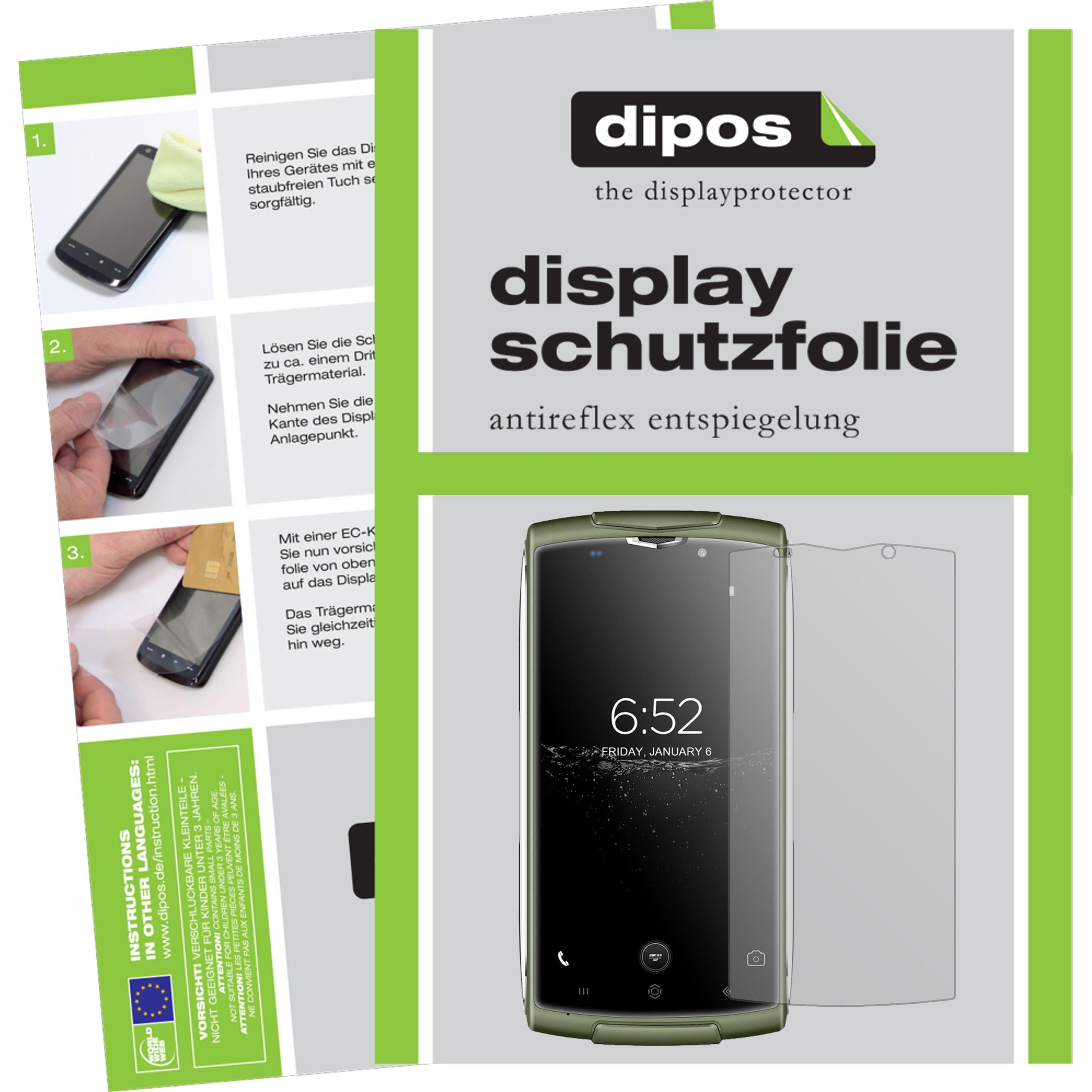 Dipos Displayschutzfolie Antireflex (1 Stück, Zoji Z7), Smartphone Schutzfolie, Transparent