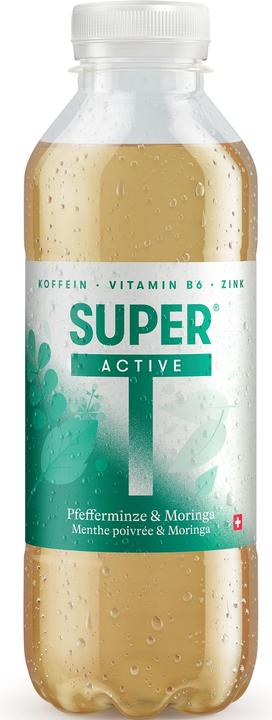 Produktbild Super T Focus Pfefferminze & Moringa (6x50cl) (6 Stück, Flüssigkeit, 3209 g)