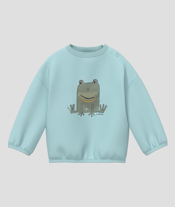 Produktbild s.Oliver Sweatshirt Weiches Sweatshirt im Loose Fit mit Applikation (80)