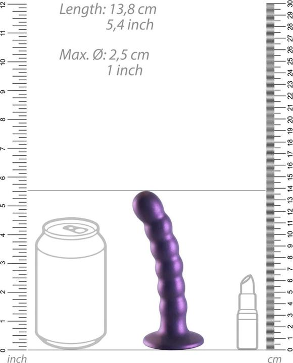Produktbild Ouch! Beaded Silicone G-Spot Dildo - 5" / 13 cm