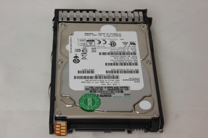 Actual product image HPE 1.2TB 10K SAS 12G SFF DS SC (1.20 TB, 2.5")