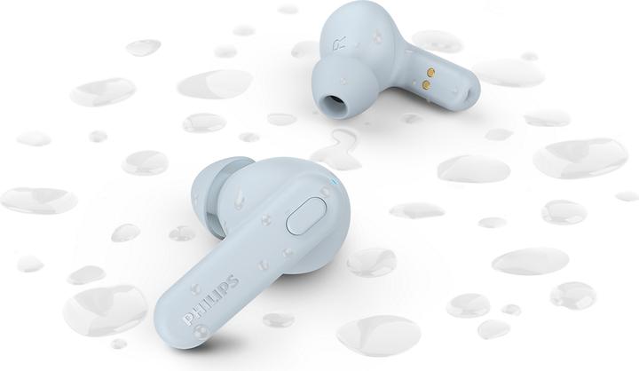 Actual product image Philips TAT1108BL headphones/headset Wireless In-ear Calls/Music Bluetooth Blue (No noise cancellation, 5 h, Wireless)
