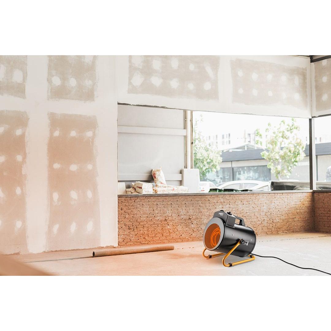 Thumbnail - Neo Tools electric heater (5kW industrial electric heater, setting control, IPX4), Heizkörper, Schwarz