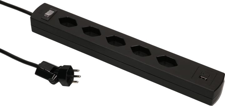 Produktbild Max Hauri Safety Line (5 x, Typ 13, USB-A, USB-C, 5 m)